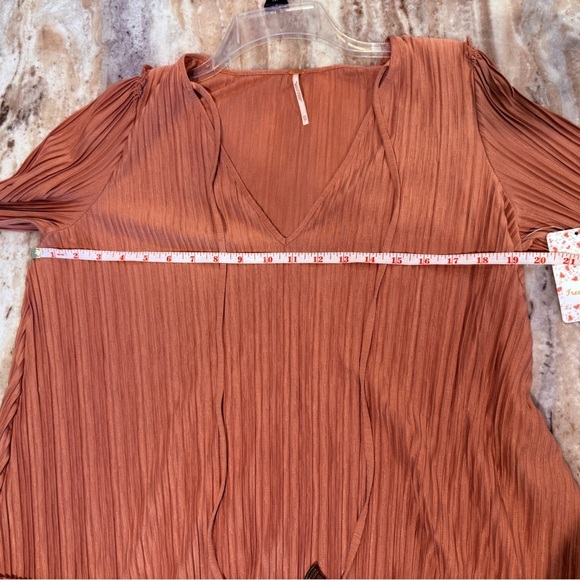 NWT Women’s FREE PEOPLE Can’t Help It pleated swing dress- Size XS - Picture 7 of 7